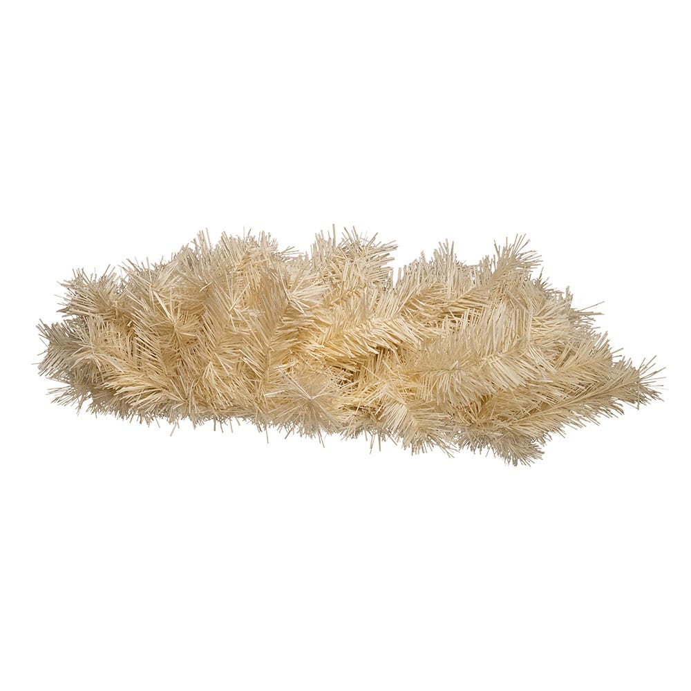 Kurt Adler 30-Inch Unlit Cream Wreath